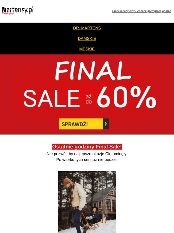 Tylko do wtorku! Final Sale do -60% zaraz znika!