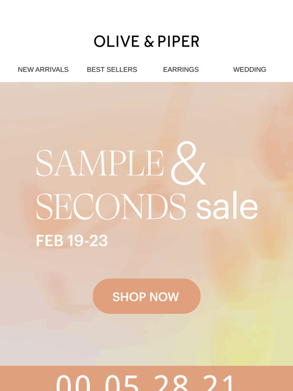 FINAL CALL 🚨 Sample & Seconds sale ends at midnight