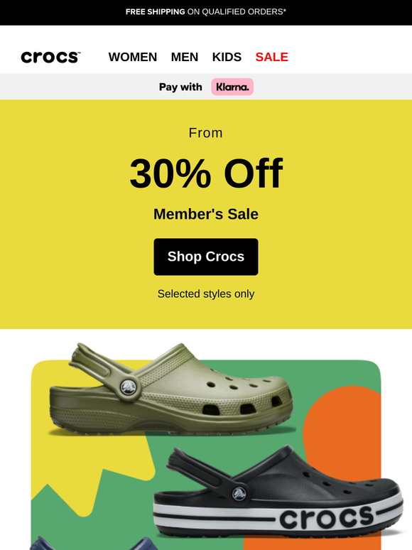 Don't miss styles from 30% off in the Member's Sale!