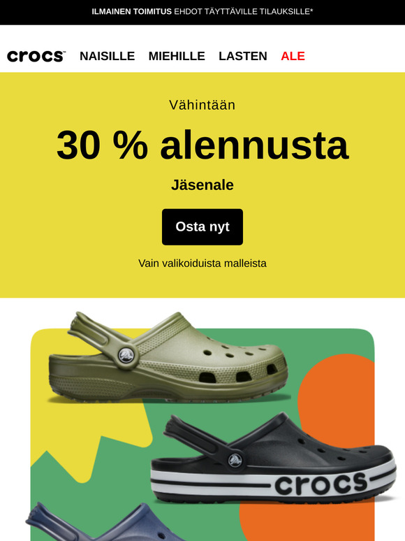 Nyt kannattaa toimia – jäsenale vähintään -30 %!