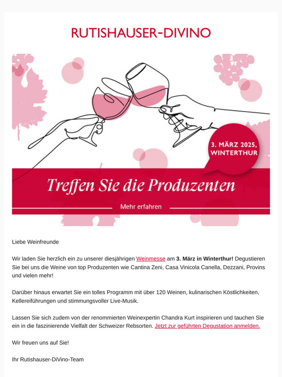 Einladung zur Weinmesse!
