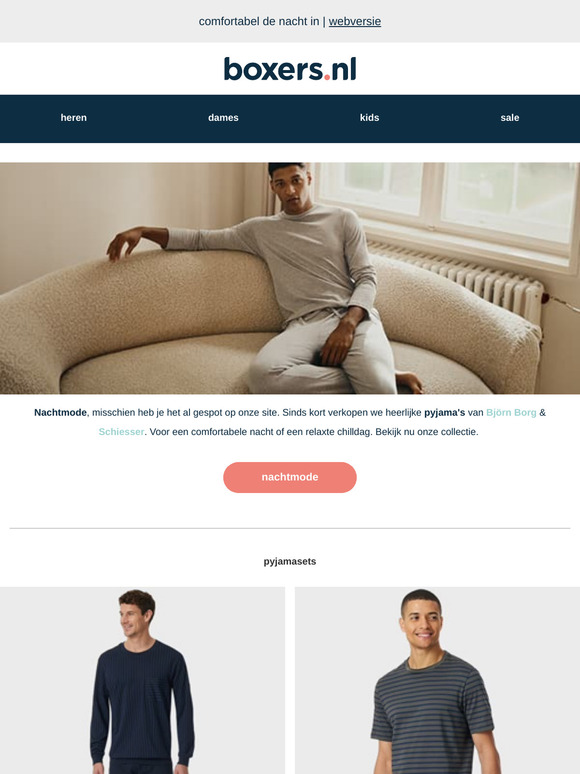 nieuw op boxers.nl: pyjama's 🛌🏻