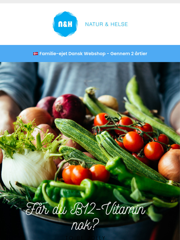 Fødevarestyrelsen udvider anbefalingerne for B12-vitamin