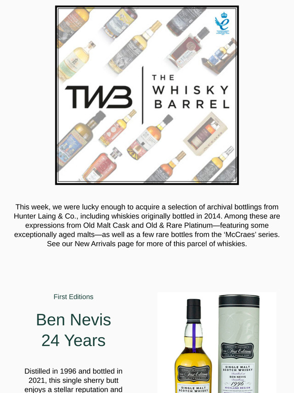 Hunter Laing Archival Bottling's | Ben Nevis, Clynelish & more 📣