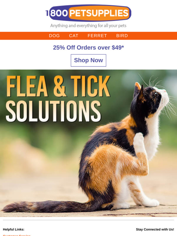 Get Ready to Defend Against Fleas and Ticks—25% Off Your Order