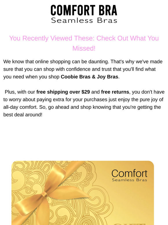 Hey, we formed a wishlist of your viewed products! 💌