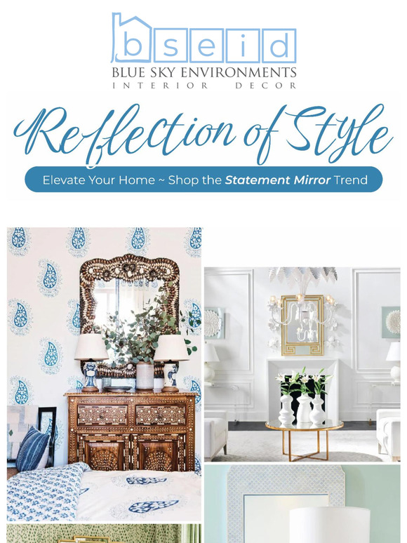 Reflect Your Style: Statement Mirrors Are In!