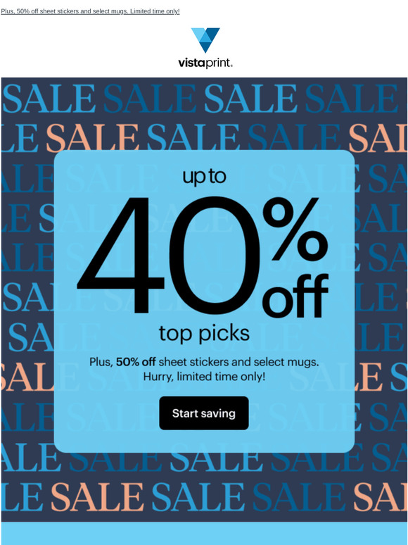 🛍️ SALE NOW ON | Up to 40% off top picks