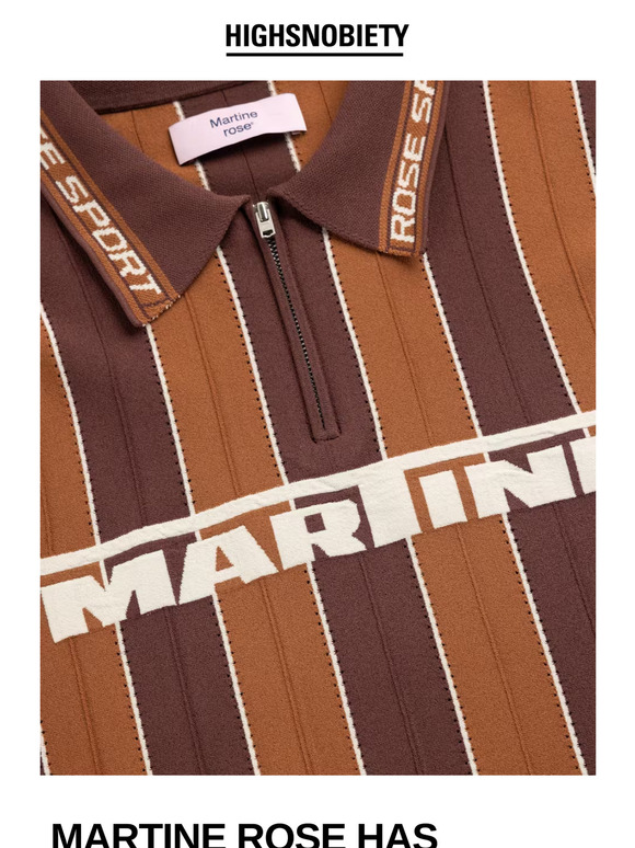 Sportswear, High Fashion, Martine Rose Can Do It All