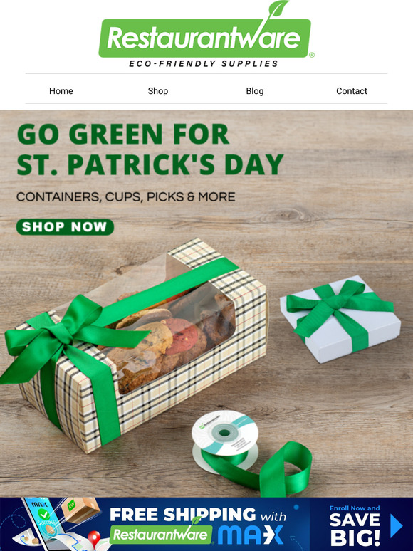 Everything You Need for St. Patrick’s Day: Containers, Cups & More 🍀
