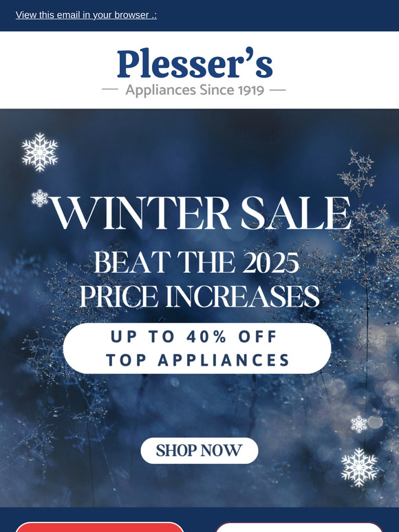 Don't Miss Out! Winter Sales End 2/26