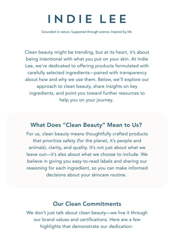 Discover the Heart of Clean Beauty with Indie Lee 🌿