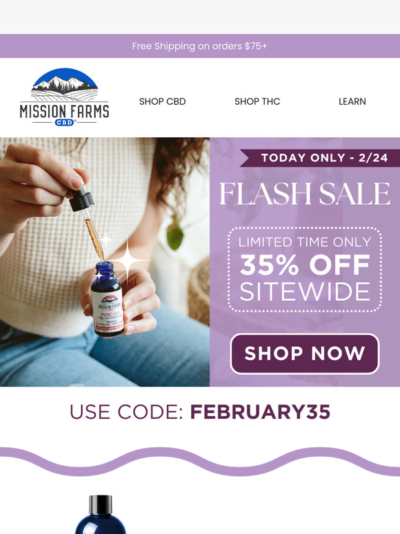 35% Off—But Only for a Short Time!