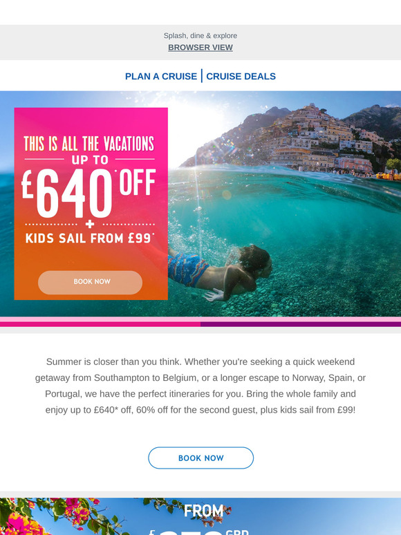 Plan ahead for summer bliss – book your vacation today!