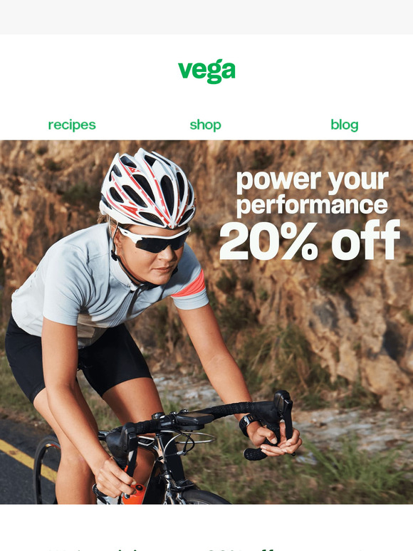 You get 20% off