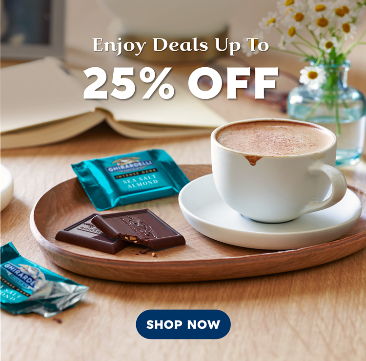 Shop Deals Up to 25% Off