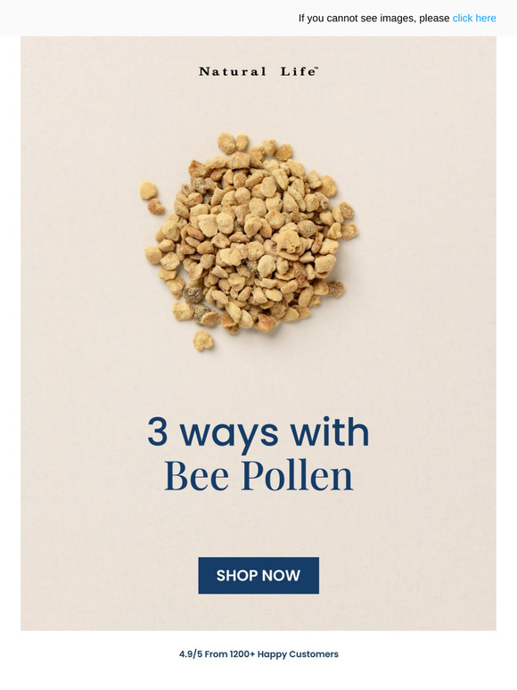 3 easy ways with Bee Pollen 🐝