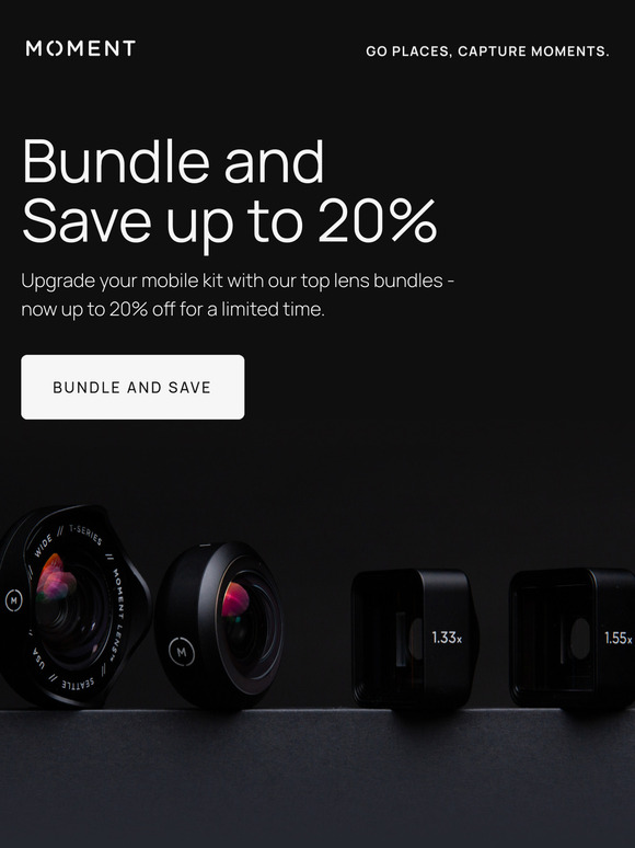Bundle & Save: 20% Off Mobile Lenses