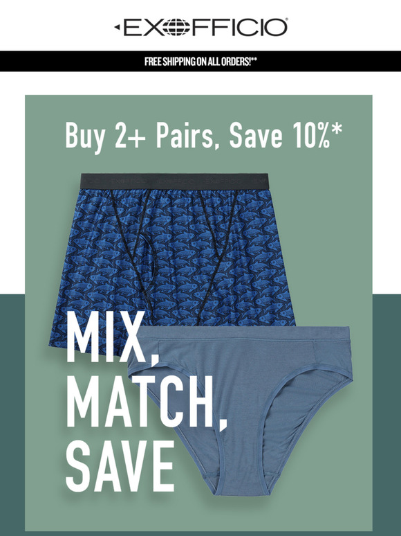 A match made in heaven: Buy 2 pairs, save 10%