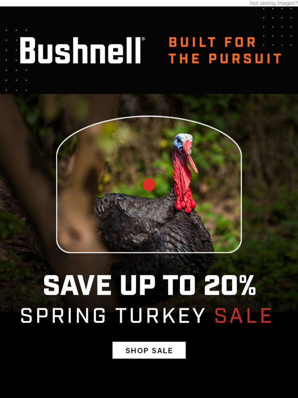 Starts Now: Spring Turkey Sale 🦃
