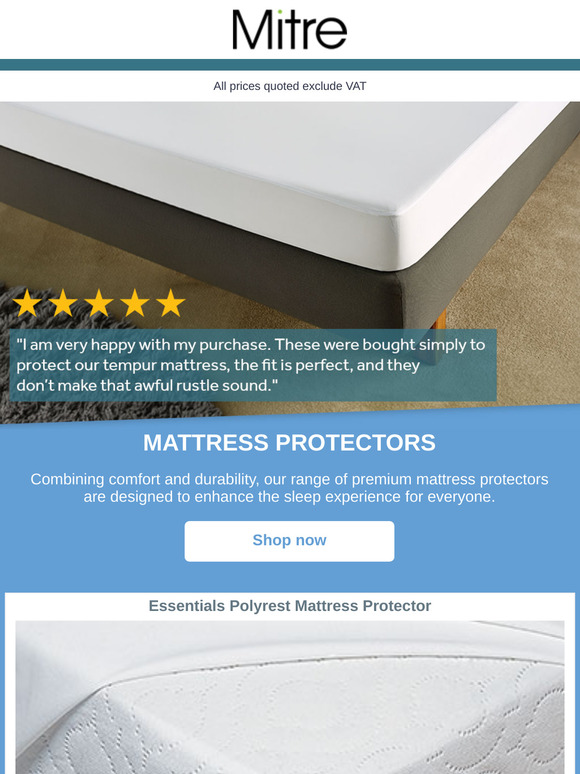 Sleep easy with luxury Mitre mattress protectors