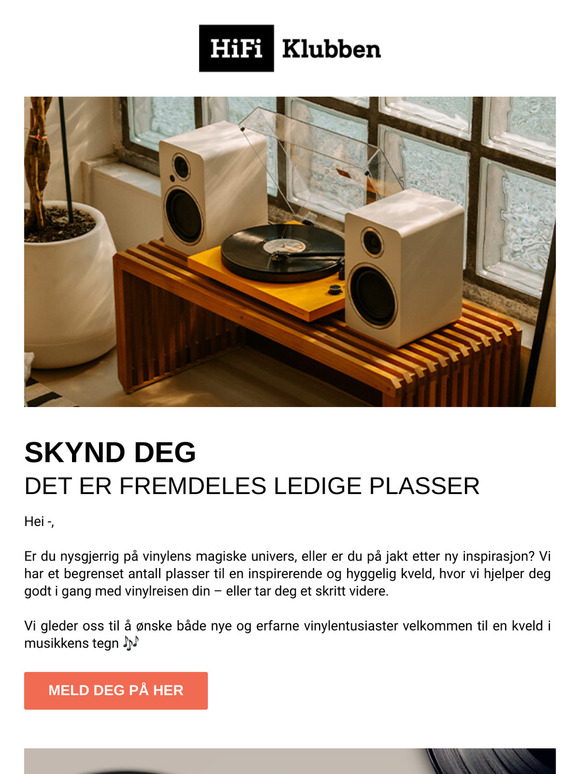 EVENT: Vinylkveld på onsdag