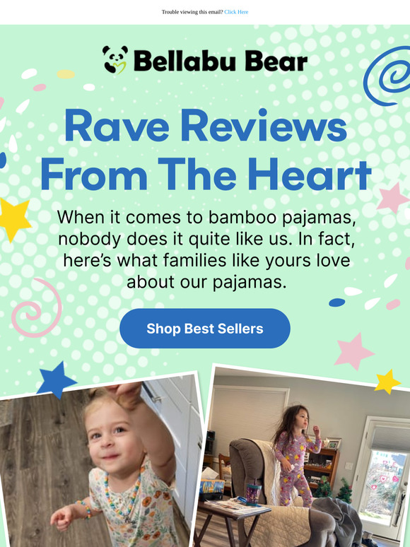 Bellabu Bear: Rave Reviews Are In: Our Most Loved Pajamas Steal the ...