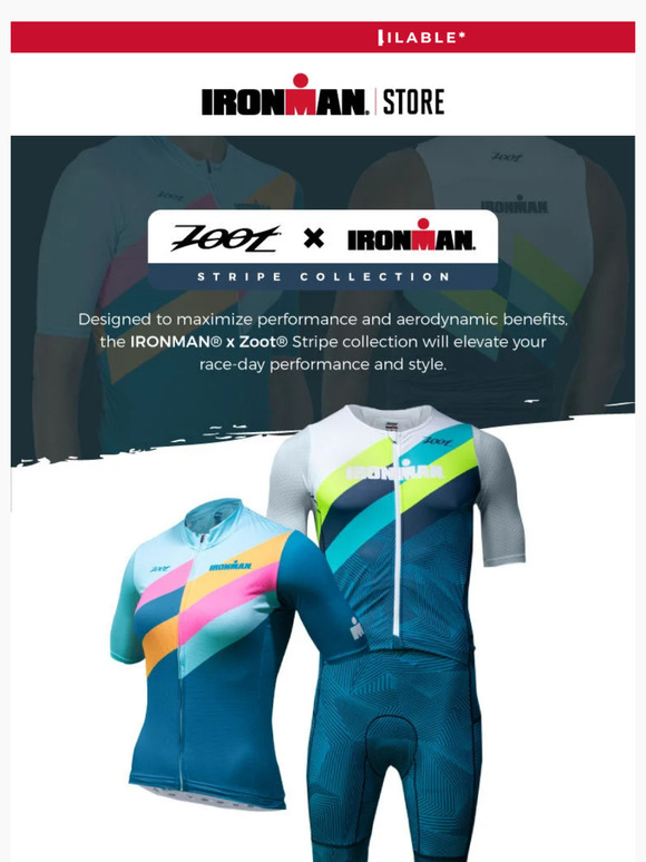🚴  NEW! IRONMAN x Zoot Stripes Collection