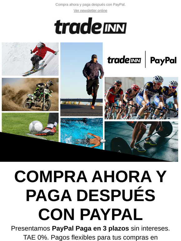 Compra ahora y paga después con PayPal 🤩