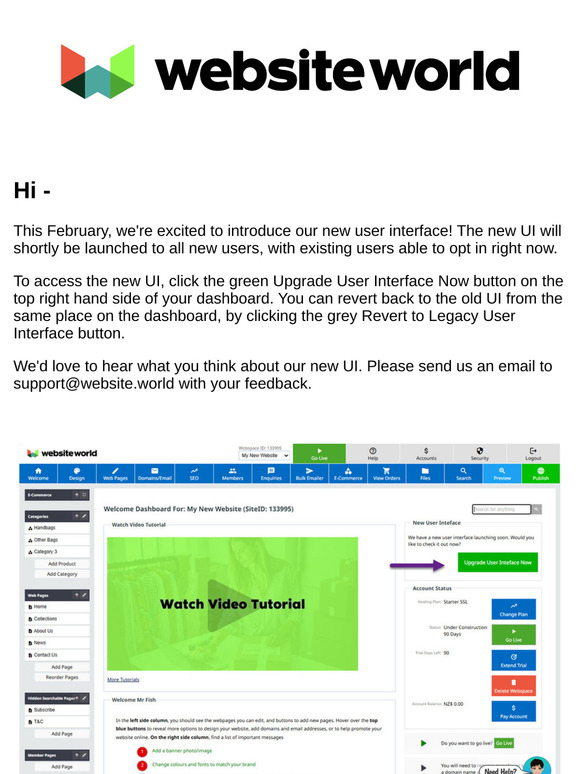 Introducing our new UI - February News
