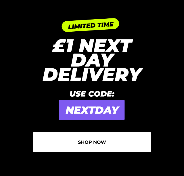£1 Next Day Delivery. Use code 'NEXTDAY' at checkout
