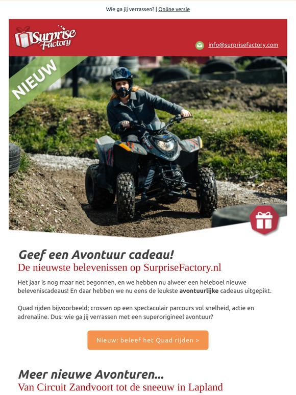 De nieuwste Avontuurlijke cadeaus 🔥