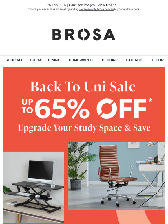 📖 Up to 65% OFF Study Essentials in our Back to Uni Sale