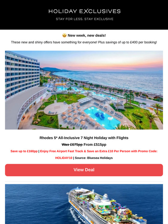 Singapore Stay, Malaysia & Thailand 16nt Cruise fr £2,699pp | Rhodes 5* All-Inc 7nt Holiday fr £515pp | Majorca 3* All-Inc 11nt Holiday fr £517pp