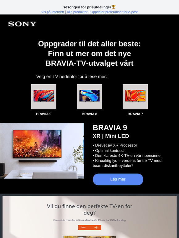 BRAVIA: Den ultimate skjermen for prisvinnende filmkvelder!