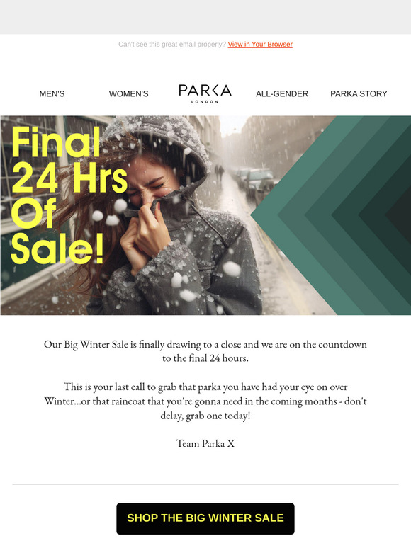 The Big Winter Sale - Final 24hrs ⏰