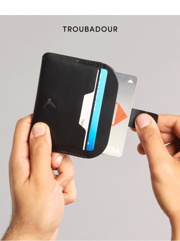 Grab a new wallet. Streamline your pocket.