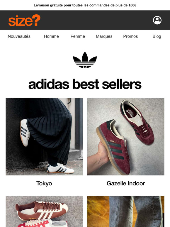 QUE DES CLASSIQUES CHEZ ADIDAS