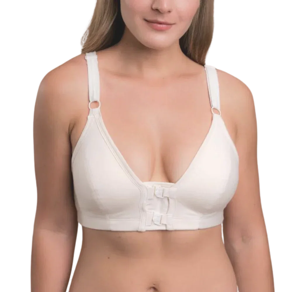 Image of 100% Organic Cotton Front Closure Bra