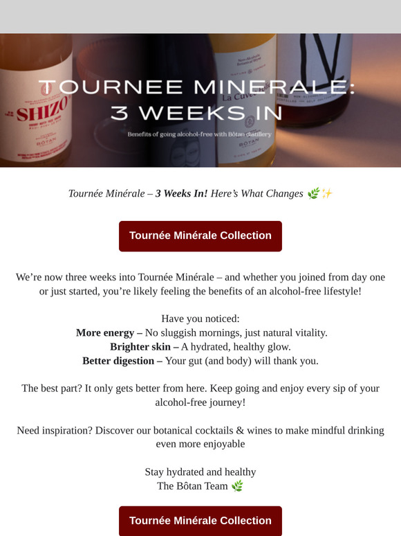 🌿 Tournée Minérale: 3 Weeks In – Are you feeling the change?