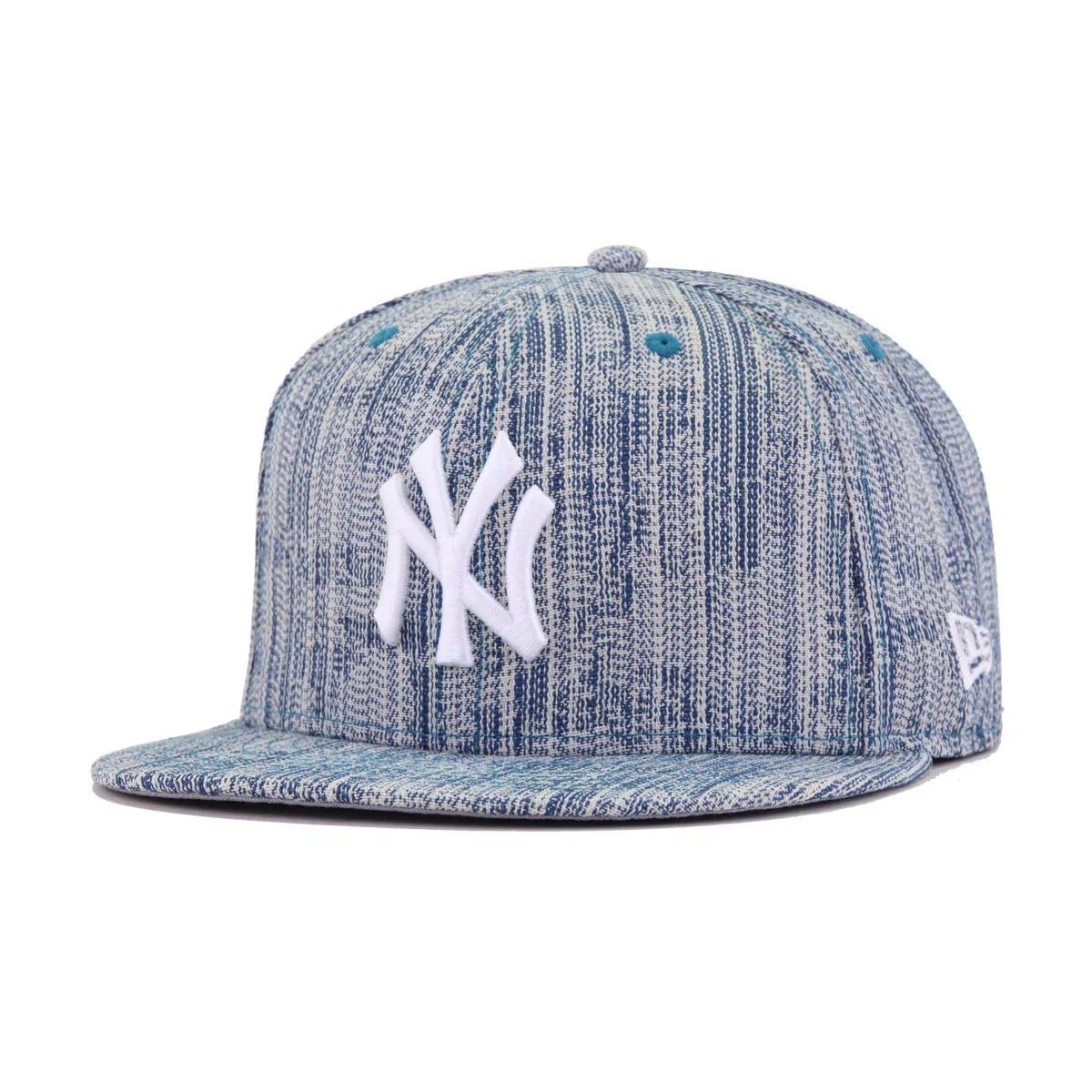 Image of New York Yankees Distressed Denim New Era 59Fifty Fitted