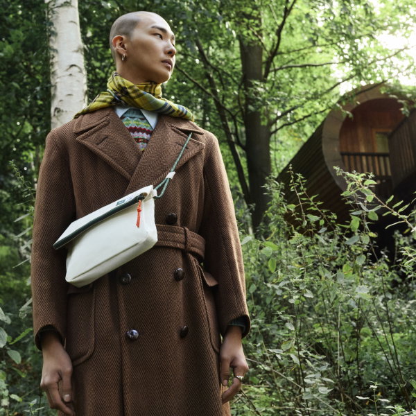 Antler Essential Crossbody Bag in Stone