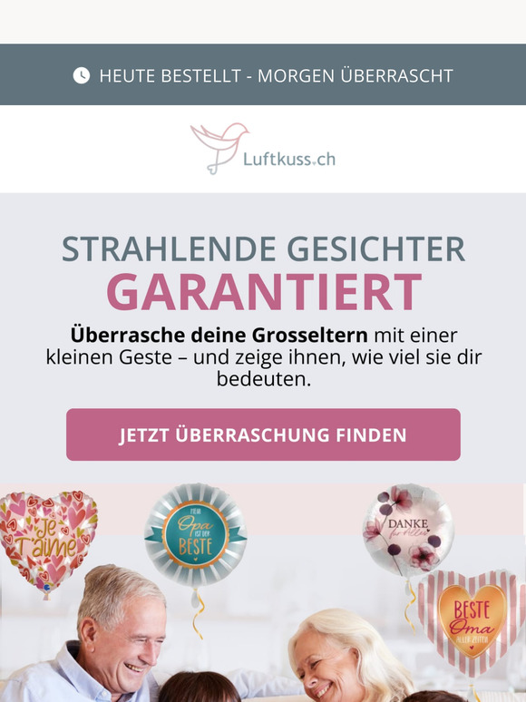 Überasche doch mal wieder deine Grosseltern!