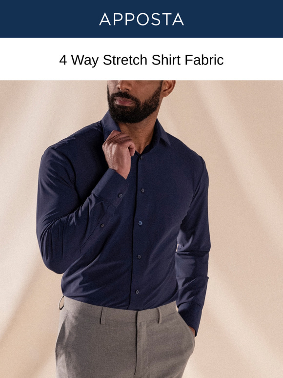 The Shirt Fabric That Lets You Move