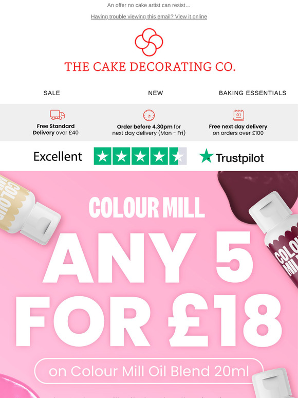 5 FOR £18: Colour Mill Oil Blend!