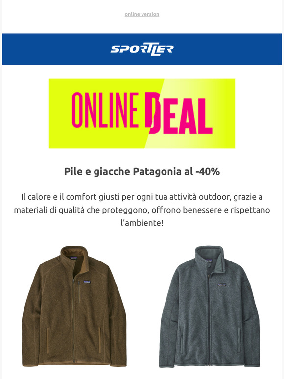 -40% su Patagonia: calore e comfort per te!