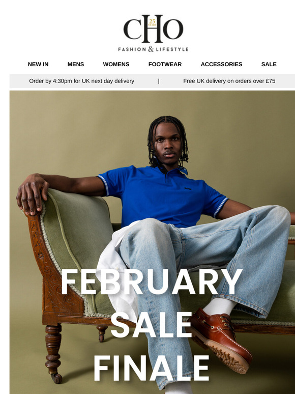 Catch our February Sale Finale <br>