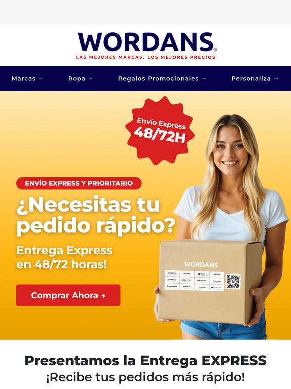 ¿Lo necesitas rápido? ¡Los pedidos ahora se envían en 48-72h! 🚀