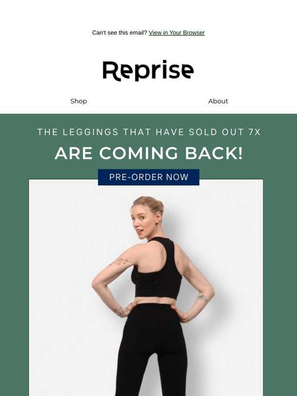 The leggings that have sold out 7X are back!