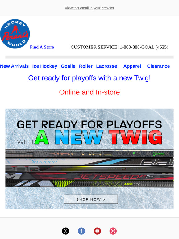 Get ready for playoffs with a new Twig!